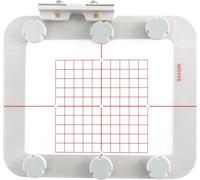 MagnaHoop Magnetic Hoop kit for Brother SE600 SE400 SE700 SE625 SE425 PE550D PE540D PE535 PE525 PE500 Innovis Babylock, Metal Magnetic Embroidery Sash Frame (4" * 4" 100x100mm-SA432M)