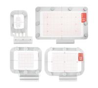 MagnaHoop Magnetic Hoop Set for Brother Innovis NQ1700E NQ1600E NQ1400E NQ3600D Dream Machine 2 VE2200 4000D 1500D V7 V5 VM5200 and Babylock, Metal Magnet Embroidery Machine Sash Frames (4in1 Set)