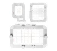 MagnaHoop Magnetic Hoop Set for Brother SE600 PE550D SE700 PE535 SE400 PE525 PE540D PE500 SE625 SE425 Innovis Babylock, Metal Magnet Embroidery Machine Sash Frames (3in1 Set)