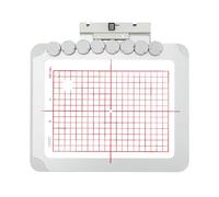 MagnaHoop RE20B Magnetic Hoop for Janome MC 500E 400E 550E Memory Craft Elna Expressive 830 830L, Metal Magnet Embroidery Machine Sash Frame (5.5x8-JA413M)