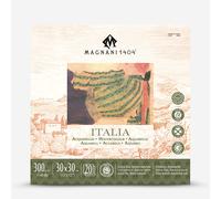 Magnani 1404 : ITALIA Watercolour Pad : 30 x 30cm : 12 x 12in : 300gsm : 140lb : 20 Sheets : Cold Presssed : Not