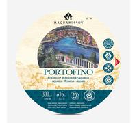 Magnani 1404 : PORTOFINO : Watercolour Block : Round 16cm Diameter : 300gsm : 140lb : 20 Sheets : Hot Pressed