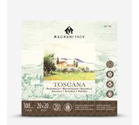 Magnani 1404 : TOSCANA Watercolour Pad : 20 x 20cm : 8 x 8in : 300gsm : 140lb : 20 Sheets : Rough