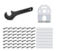 MagneFIX Tile Levelling System, Tool-Free Kit for Large Tile & Stone Alignment, B3 Model with 3mm Grout Line, 50 Reusable Cam Tools + 50 Plates for 7-12mm Tiles