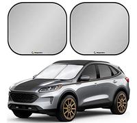 Magnelex Windshield Sun Shade with Bonus 2 Pack Cling Sunshades. 210T Reflective Fabric Blocks Sun and Keeps Your Vehicle Cool. Large