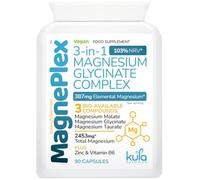 MagnePlex - 2454mg Magnesium Glycinate 3-in-1 Complex - 90 Vegan Capsules