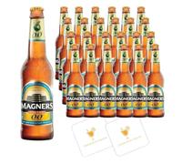 Magners 0.0 Irish Cider 24 Pack Bottles, Alcohol Free | 2x Celebration Spirits Beer Mats