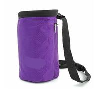Magnesia Sack Rock Climbing Chalk Bag Waterproof Pocket for Weight Lifting Outdoor Bouldering Pouch Equipment For Hiking(Purple chalk bag)