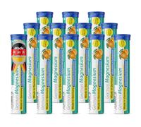 Magnesium 200 mg - 12 x 20 effervescent Tablets - Orange Flavor - T&D Pharma German Magnesium - Made in Germany