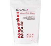 Magnesium Bath Flakes 1kg Natural Soothe Muscles Sports Recovery Salts
