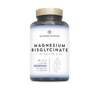 Magnesium Bisglycinate 2250mgt, 450mg Elemental Magnesium, Vitamin D3 + B6 (up to 5 Months) 150 High Absorbtion Divisible Tablets, Help Reduce Tiredness and Fatigue. N2 Natural Nutrition