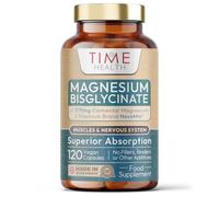 Magnesium Bisglycinate - 379mg Elemental Mg - Superior Absorption NovoMin® Magnesium Glycinate - 120 Capsules - UK Made - GMP Standards - Zero Additives - Pullulan