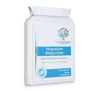 Magnesium Bisglycinate (Glycinate) 500mg - 90 Highly Bioavailable, Maximum Absorption Capsules for Better Sleep, Muscle and Nerve Support Vegan & UK Made