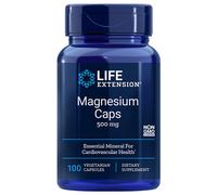 Life extension magnesium caps 500 mg - essential mineral blend for cardiovascular & whole-body health - 100 vegetarian capsules