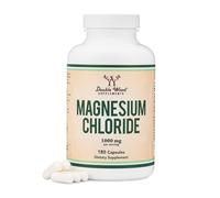 Magnesium Chloride (Cloruro De Magnesio) - 180 Capsules, 1,000mg Per Serving, for Sleep, Constipation, Digestion, Bone Health, and Relaxation - Made and Tested in The USA by Double Wood Supplements…