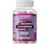Magnesium Citrate 1250mg & Vitamin C Gummy | High Strength | 150mg of Elemental Magnesium & 80mg Vitamin C | Mixed Berry Flavour | 60 Vegan Gummies |
