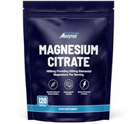 Magnesium Citrate 1668mg - 120 Capsules, 500mg Elemental Magnesium, UK Made | Magnesium Citrate Capsules, High Absorption Formula, High-Strength Magnesium Supplements by Freak Athletics, 60 Servings