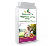 Magnesium Citrate 300mg 180 Capsules | High Absorption Formula Yielding 30% (90mg) Elemental Magnesium | UK Manufactured | Non GMO | Vegans & Vegetarians Friendly