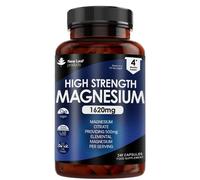 Magnesium Citrate Capsules 1620mg - 240 Fill - Super Strength Supplements - with 500mg Elemental Vegan Magnesium - Not Tablets or Gummies - Muscle &