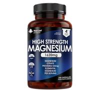 Magnesium Citrate Capsules 1620mg - 240 Fill - Super Strength Supplements - with 500mg Elemental Vegan Magnesium - Not Tablets or Gummies - Muscle & Sleep Support (Four Months Supply)