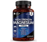 Magnesium Citrate Capsules 1620mg - Super Strength and High Absorption Magnesiums Supplements - with 500mg Elemental Vegan - Not Magnesium Tablets - Muscle & Sleep Support (Two Months Supply)