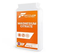Magnesium Citrate Capsules 500mg | High Strength Magnesium Supplement for Women and Men | for Tiredness, Restless Legs, Fatigue, Sleep | 120 Highly Absorbable Vegan Capsules