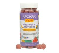 Magnesium Citrate Gummies for Kids 6 to 12 | 150mg Elemental | 2 Months Supply | Delicious Natural Strawberry Magnesium Supplement - Childrens Vitamin Gummies - APOKRA Kids Vitamins