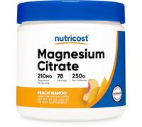 Magnesium Citrate, Peach Mango, 8.8 oz (250 g), Nutricost