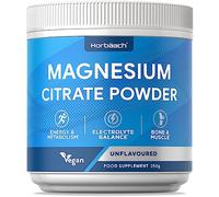 Magnesium Citrate Powder | High Absorption Formula | 250g - 100 Servings | Electrolyte Balance | Pure & High Strength Supplement | Vegan & Unflavoured | for Men & Women | by Horbaach