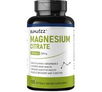 Magnesium Citrate Softgels, 120 Count, 250 mg - Highly Bioavailable Formula for Energy, Relaxation, Muscle & Nerve Support, and Digestive Wellness
