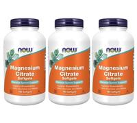 NOW Foods Magnesium Citrate Softgels - 180 Softgels