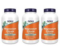 NOW Foods Magnesium Citrate Softgels, 180 softgels