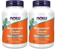 Magnesium Citrate With Glycinate & Malate Nervous 2X90gels or 1X180 Now Foods