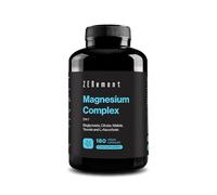 Magnesium Complex, 5 in 1 - Bisglycinate, Citrate, Malate, Taurate & L-Ascorbate - High Bioavailability and Tolerance, No Magnesium Oxide - 360 mg per Serving - 180 Capsules - Zenement