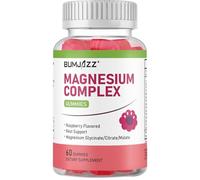 Magnesium Complex Gummies 800mg - 60 Count Magnesium Glycinate&Citrate&Malate Gummy for Rest Muscle Function