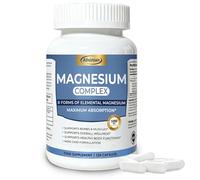 Magnesium Complex High Dose 1000mg, 8-in-1, for Women & Men, 120 CPAS | Glycinate, Citrate, Malate & Taurate, Supports Muscle, Bone, Energy, Daily Wellness