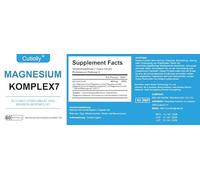Magnesium Complex,Magnesium Glycinate Complex 7-in-1,with Magnesium Glycinate,Citrate,Malate,Oxide,Magnesium Bisglycinate Complex,Magnesium Complex High Dose,Supports Bone Health,Sleep,Muscle Growth