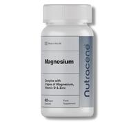 Magnesium Complex | Magnesium Glycinate, Malate and Citrate | with Vitamin D3 & Zinc | Made in The UK | UK GMP Standards | 60 Vegan Capsules