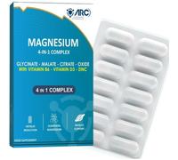 Magnesium Complex with Vitamin B6 + D3 + Zinc 56 Supplement Capsules