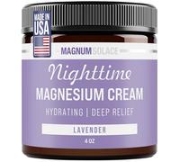 Magnesium Cream - Apply to Legs, Arms or Chest - Topical Magnesium Chloride - USA Made and Safe for Kids (Lavender)