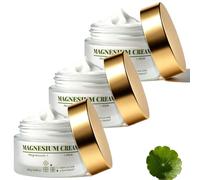 Magnesium Cream, Deep Hydrating Joint & Muscle Balm, Fast-Absorbing & Non-Greasy, Moisturizing Overnight Massage For Back, Neck, Hands, Knee，3