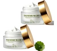 Magnesium Cream, Deep Hydrating Joint & Muscle Balm, Fast-Absorbing & Non-Greasy, Moisturizing Overnight Massage For Back, Neck, Hands and Knee (2pcs)