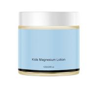 Magnesium Cream for Kids, Gentle Calming Formula, 120ml, Children's Sleep Magnesium Lotion, Hydrating Body Balm, Skin Soothing Result, for Little Boys Girls Calm Bedtime Daytime Home Travel Routine