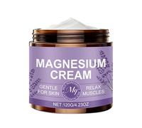 Magnesium Cream for Sleep, Fast Absorbing Formula, 120g, Topical Magnesium Moisturizing Cream, Restless Legs Syndrome Relief, Safe, Daily Use Comfort, for Leg Cramps & Muscle Paín