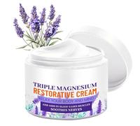 Magnesium Cream for Sleep-Magnesium Lotions,Magnesium Cream for Restless Legs,Nighttime MagnesiumCream,Natural Ca-lm Balm with Magnesium for Leg Cramps,Muscle Rel-ief&Deep Nighttime Relaxation
