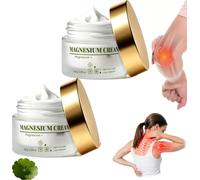 Magnesium Cream,Hydrating Joint & Muscle Balm,Professional Joint Moisturizing Creams,Joint Gel,Fast-Absorbing & Non-Greasy,Moisturizing Massage for Back,Neck,Hands,Knee (2 Pcs)