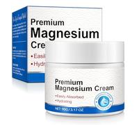Magnesium Cream, Magnesium Lotion, Highly Concentrated Magnesium for Leg, Muscle, Joint Care, Magnesium Oil Cream with Pure Zechstein Magnesium, Topical Magnesium Chloride, Easy Absortion, 3.17G