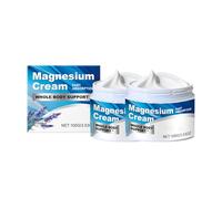 Magnesium Cream - Quick Drying, Easy Absorbent, Relieves Muscle Tension, Topical Magnesium Cream for Feet, Good Night Lotion, Apply to Legs, Arms or Chest (2)