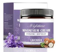 Magnesium Cream with Lavender and Chamomile, Better Sleep - Soothing & Relaxing Moisturizing Cream.Apply to Legs, Arms or Chest