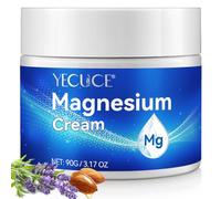 Magnesium Cream with Magnesium Chloride, Topical Magnesium Butter Balm for Muscle Comfort & Tired Legs, Nighttime Relaxing Formula - 90g